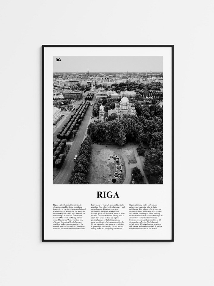 Riga 02 Newspaper Poster product image (1)