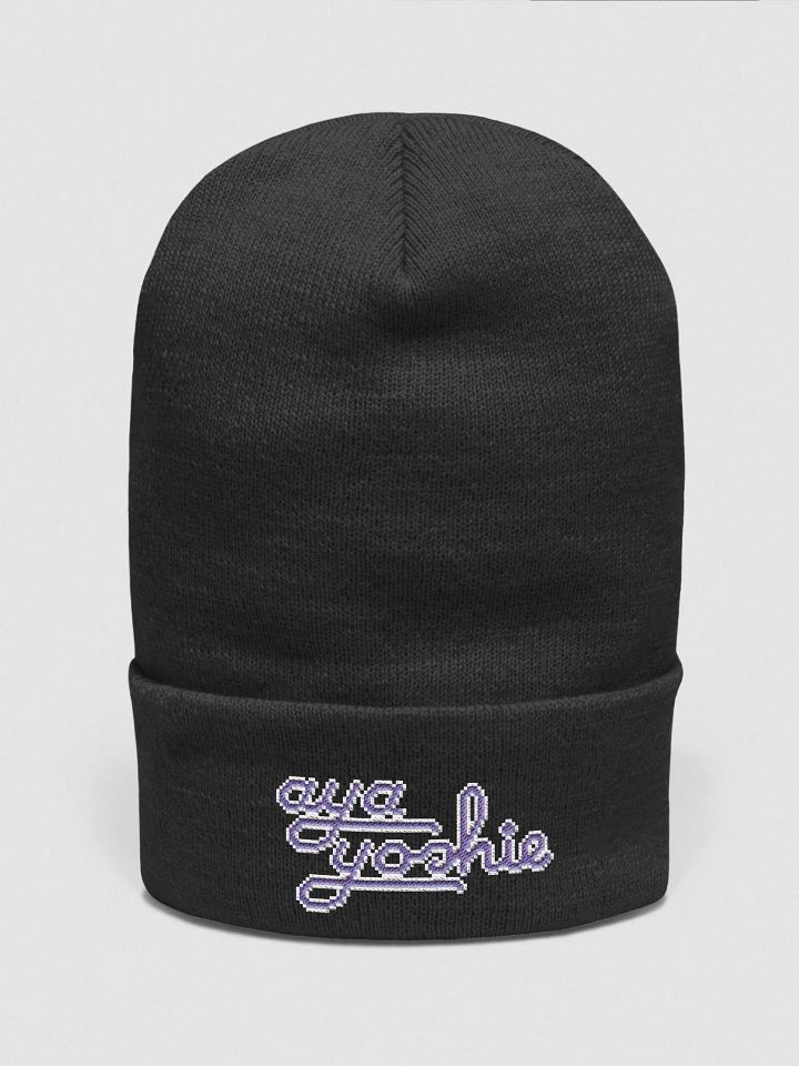 Aya Yoshie Pixel Embroidered Beanie product image (1)