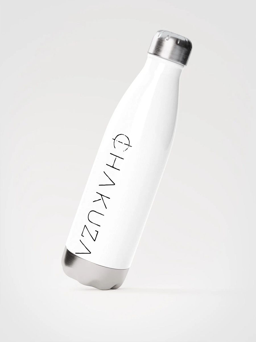 CHAKUZA - EDELSTAHL WASSERFLASCHE WEISS product image (3)