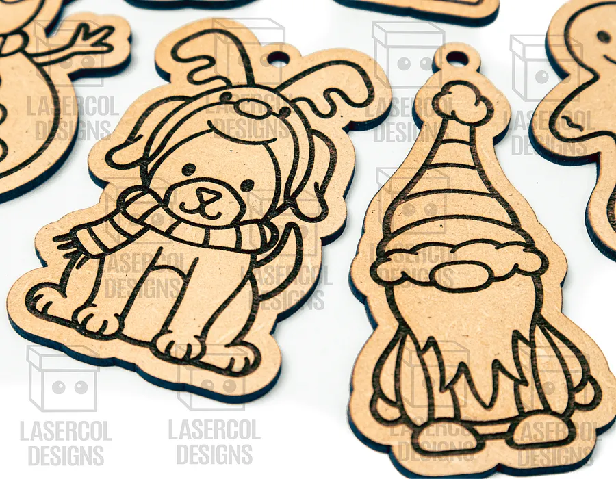 Christmas Ornaments - Laser Cut Files product image (8)