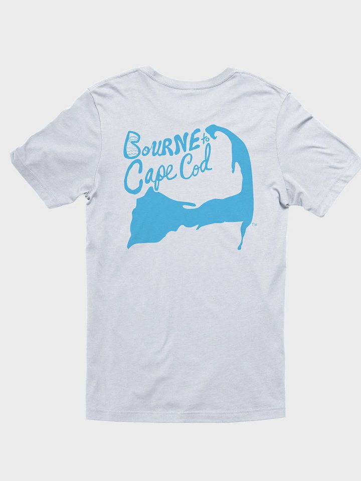 Men's | BOURNE to Cape Cod™ | Supersoft T-Shirt by Bella+Canvas | Deep Sky Blue Logo on Pastel Colors product image (16)