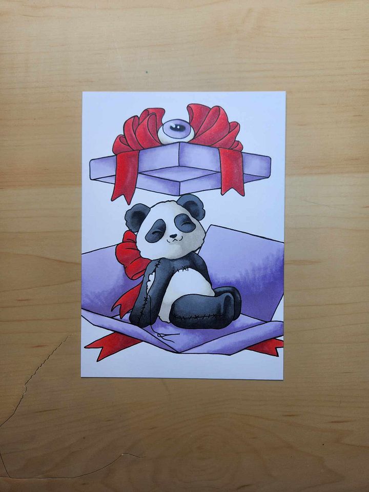Dessin original Noël Panda product image (2)