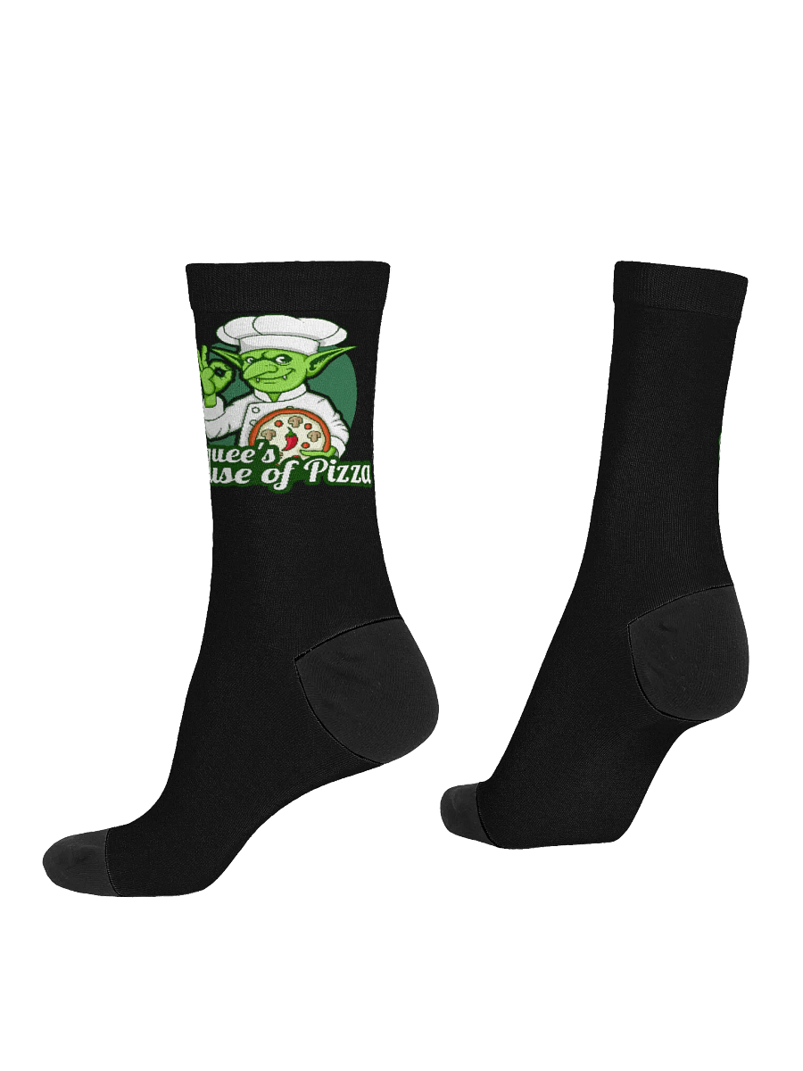 Squee’s House of Pizza Premium Crew Socks product image (4)