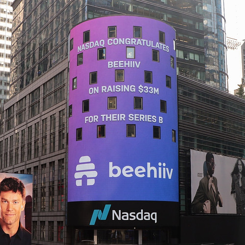 thank you @nasdaq for helping us celebrate our series 🐝