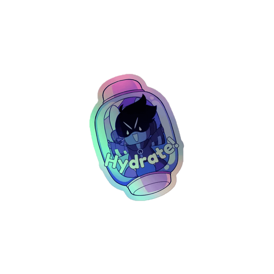 Holographic HYDRATE Sticker product image (1)