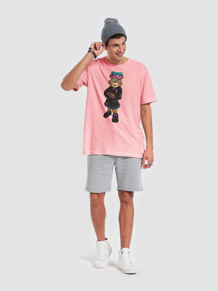 Standing Girl Bear Bella+Canvas Supersoft T-Shirt product image (1)