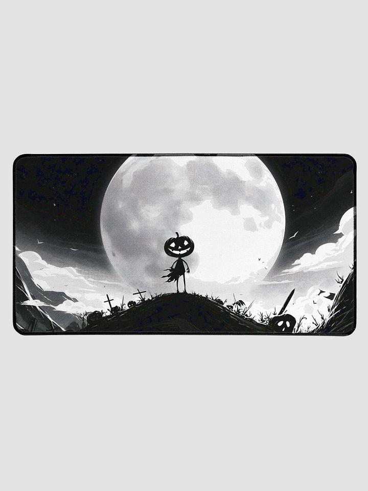 Monochromatic Jacko Halloween Deskmat product image (1)