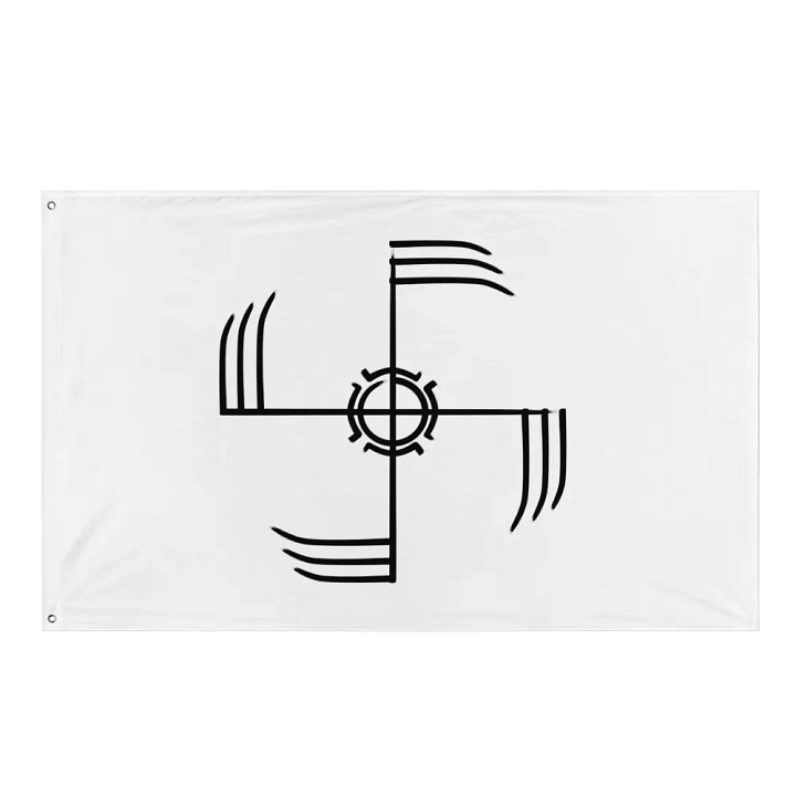 Ginfaxi Flag in White product image (1)