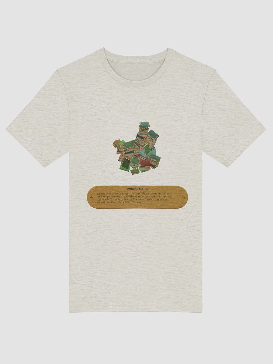 A Monster's Expedition T-Shirt - Pile of Unread Books Exhibit product image (30)