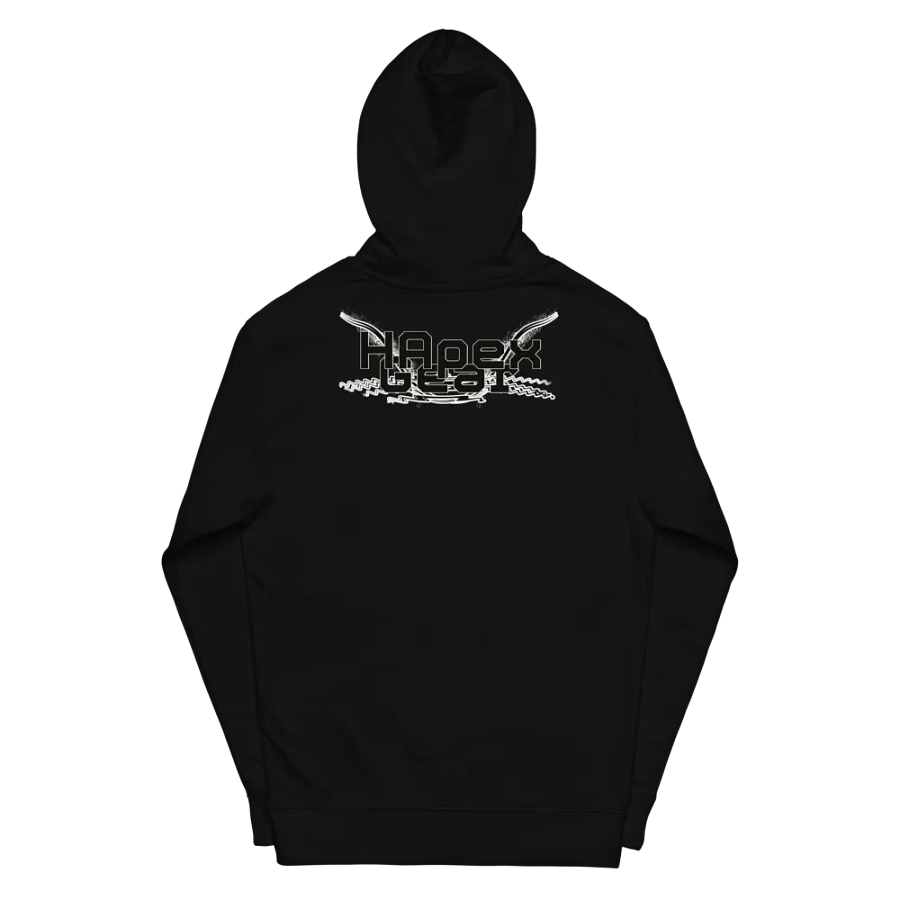 Midweight Hoodie - Embroidered - Black HApex Gear Black Logo product image (4)