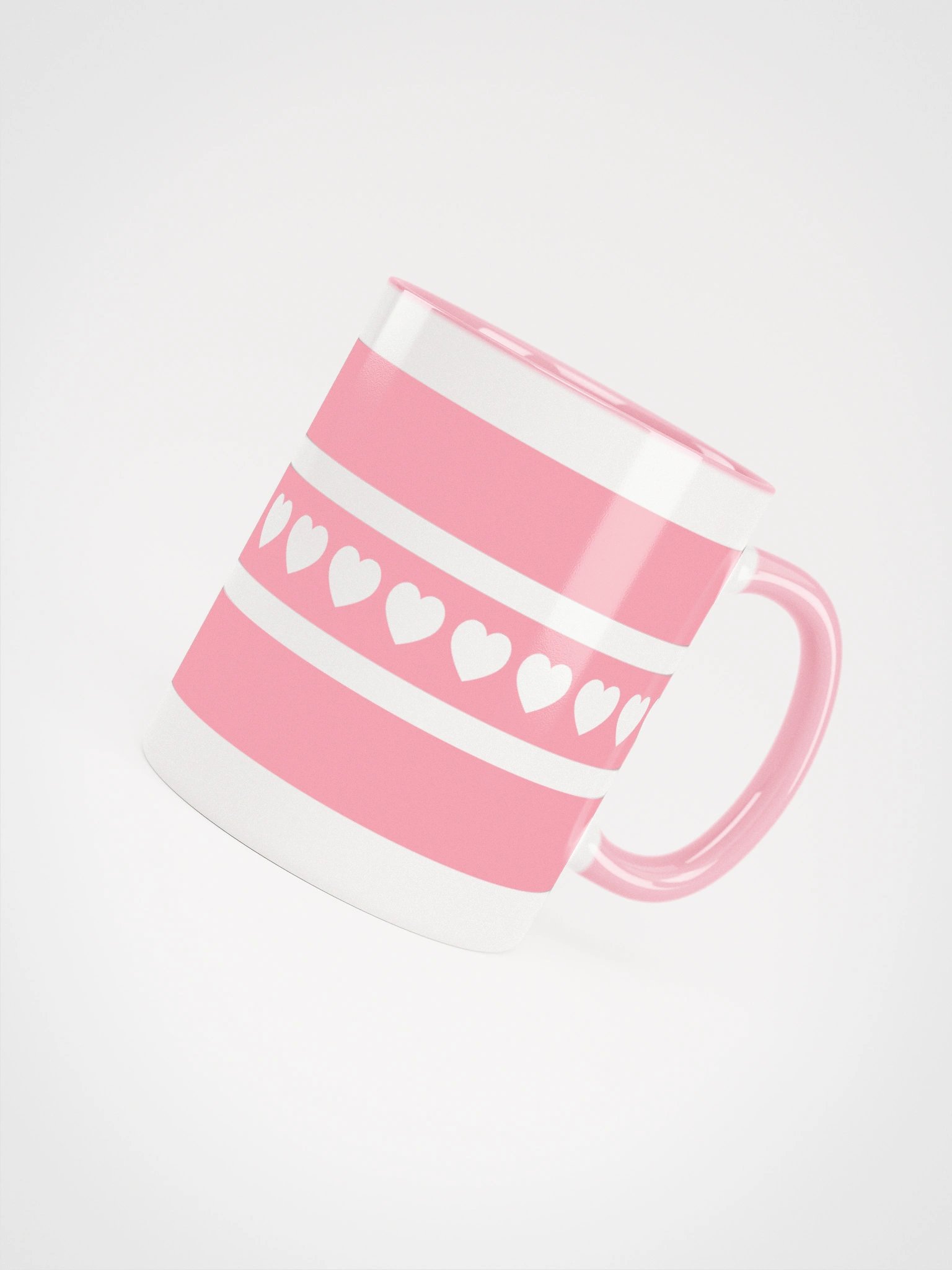 Cute Hearts Mug - Striped product image (4)