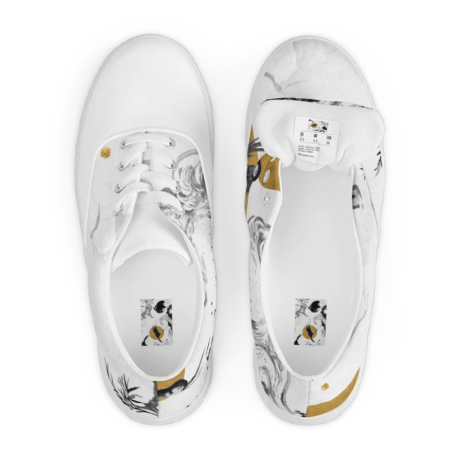 Sunrise Crane Women's Canvas Shoes product image (3)