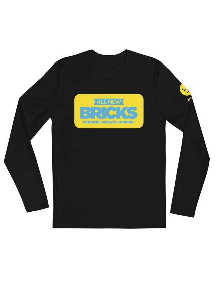 All New Bricks Long Sleeve Black T-Shirt product image (1)