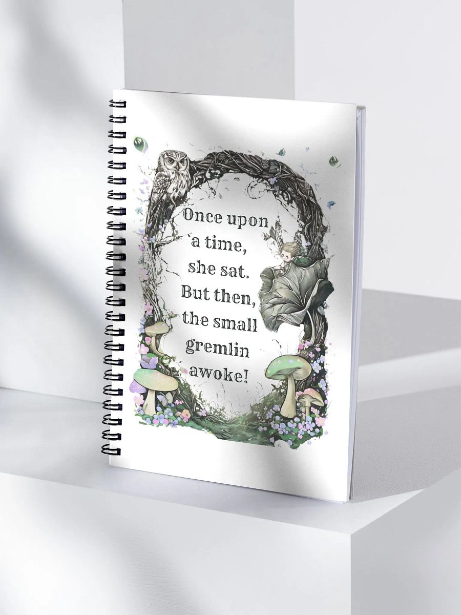 Once Upon A Time She Sat... - Funny Fairytale Notebook For Mom product image (4)