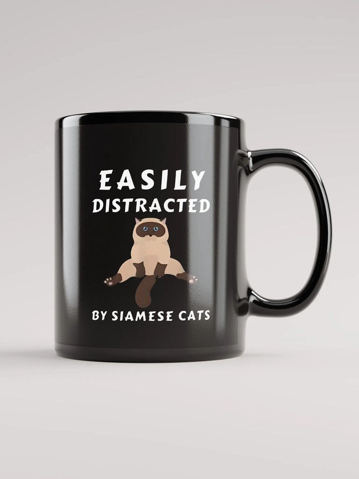 Easily Distracted By Siamese Cats product image (1)