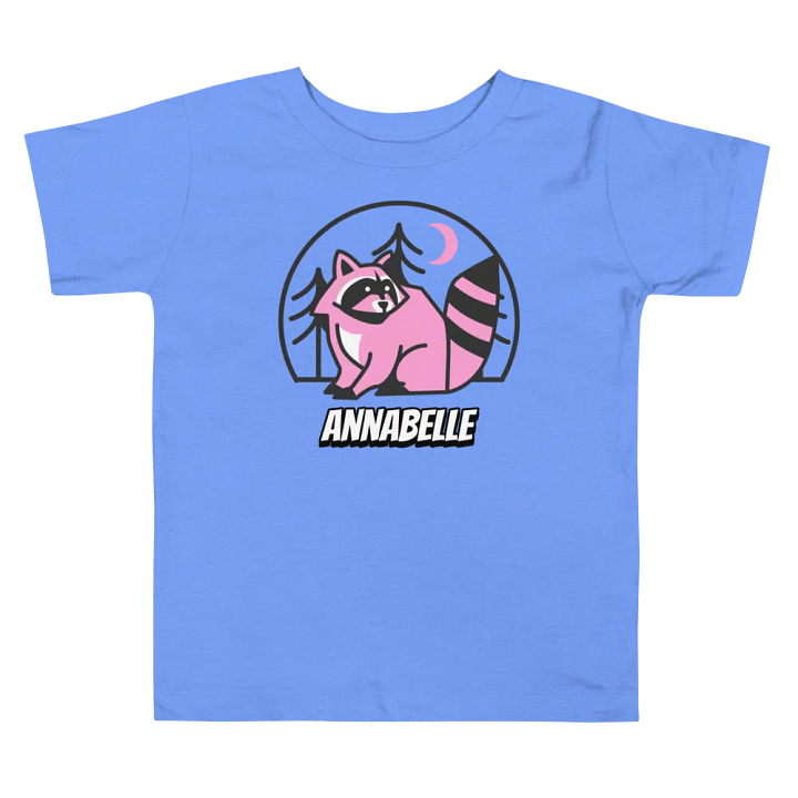 Annabelle's Pink Raccoon Toddler Tee product image (4)