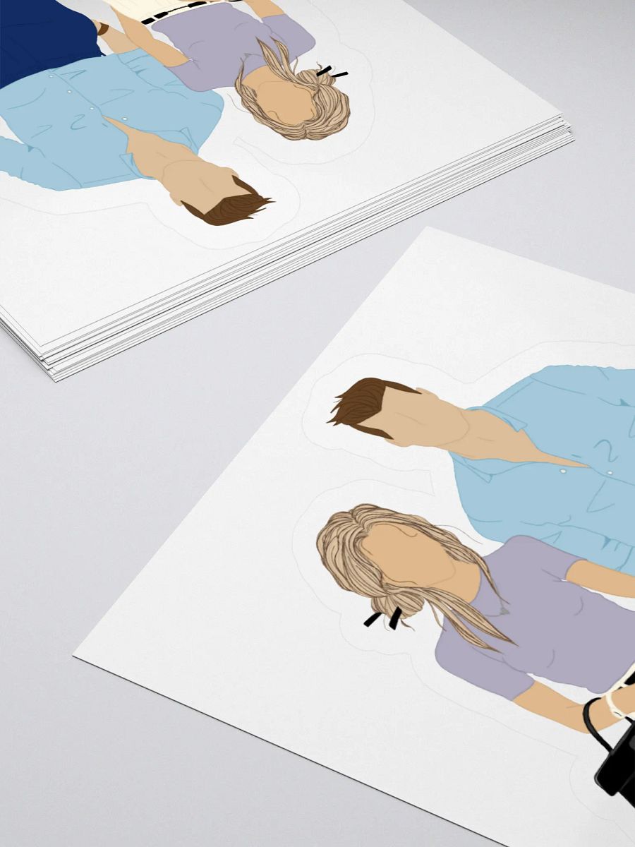Finn + Michaela Sticker product image (7)