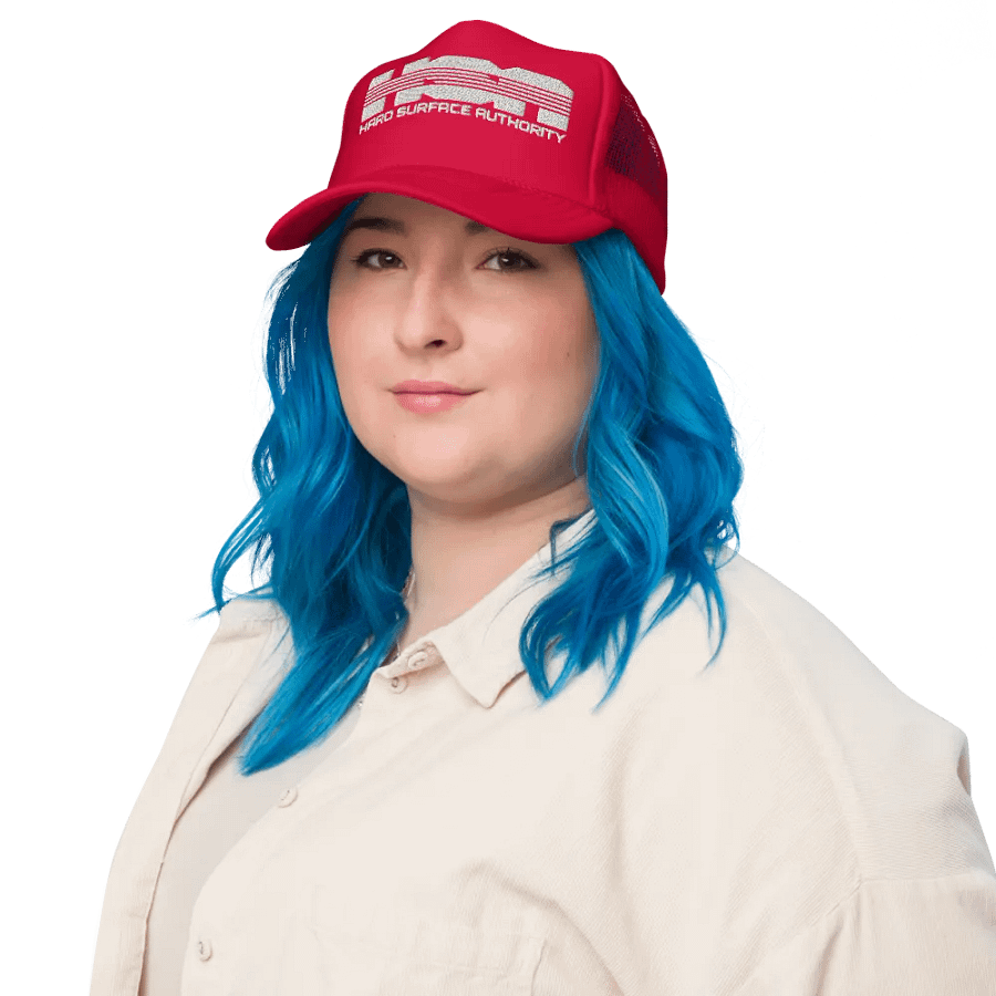 Hard Surface Authority Trucker Cap (White logotype) product image (8)