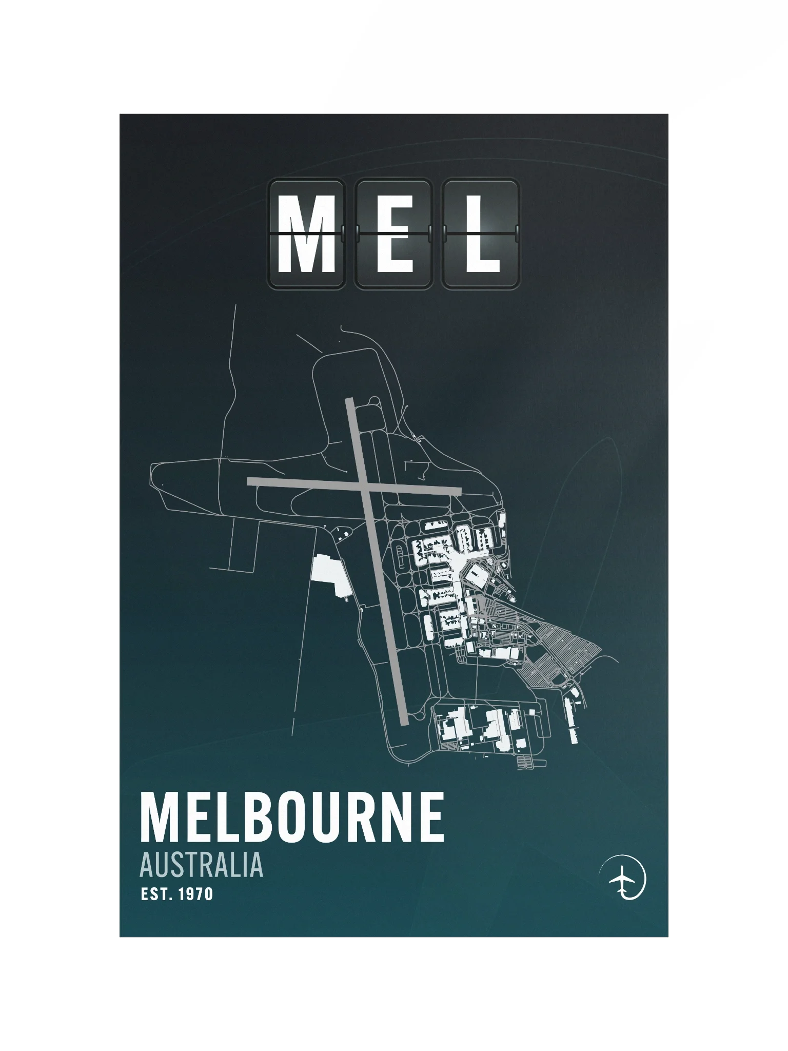Melbourne MEL Poster product image (1)