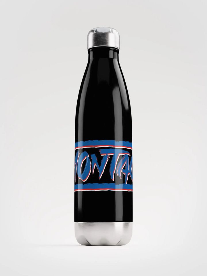 Montao Blue Logo Stainless Steel Water Bottle product image (1)