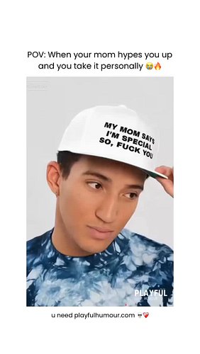 Does your mom also say you’re special? 👀 Link’s in the bio.

#funnycap #darkhumor #snapbackvibes