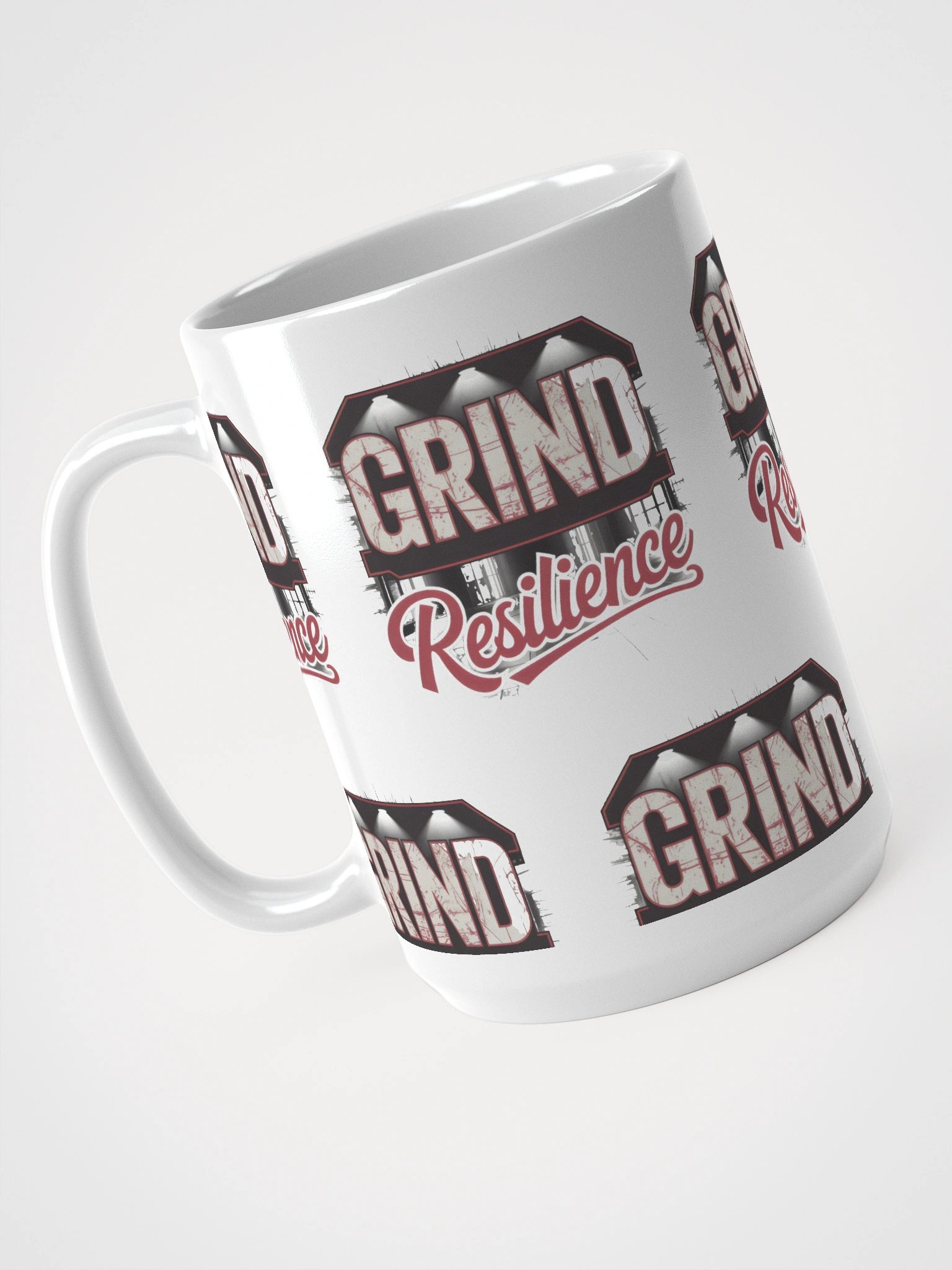 GRIND & Resilience White Glossy Mug product image (3)