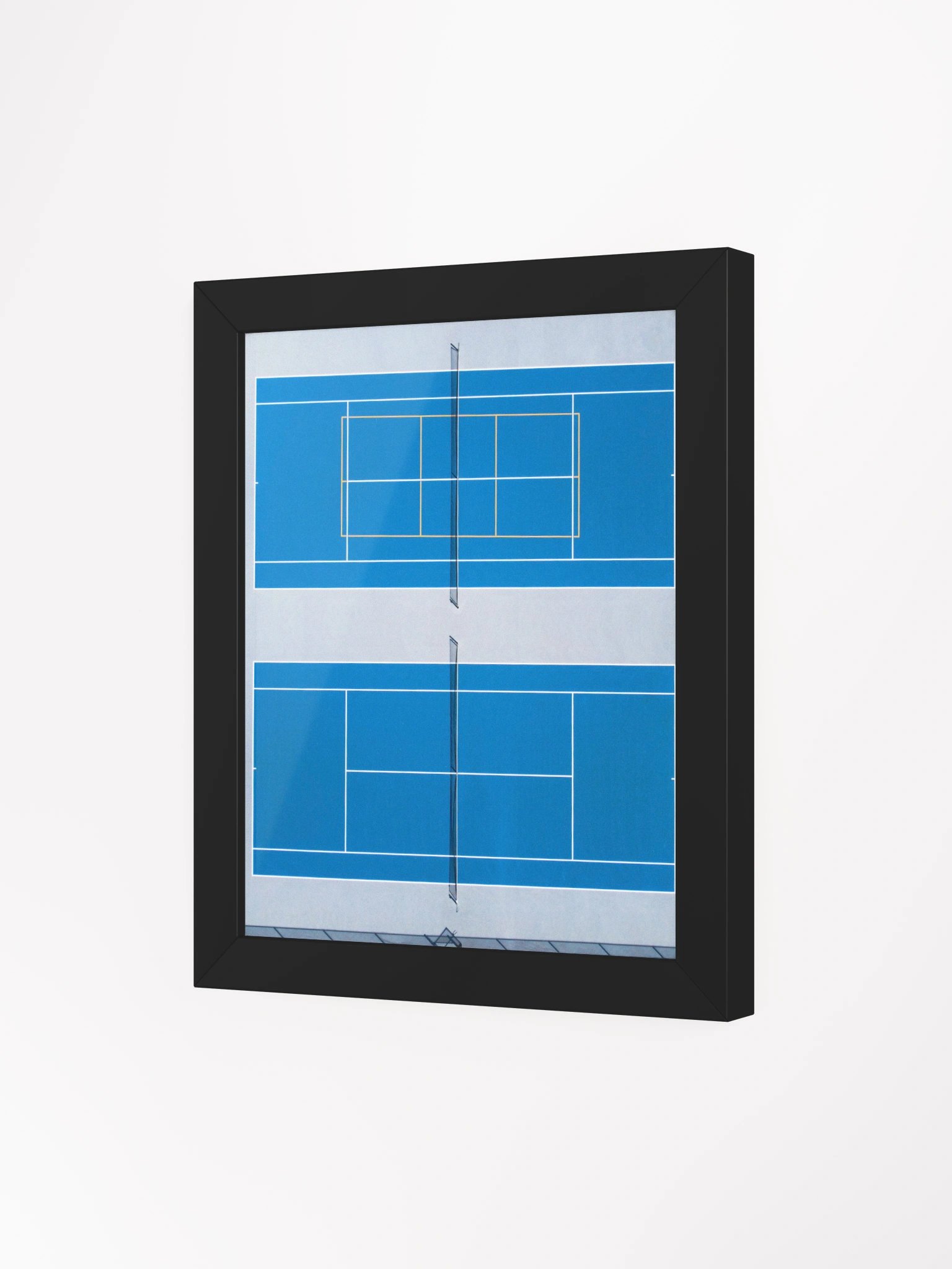 Framed Tennis Court High-Quality Matte Aerial Photograph product image (3)
