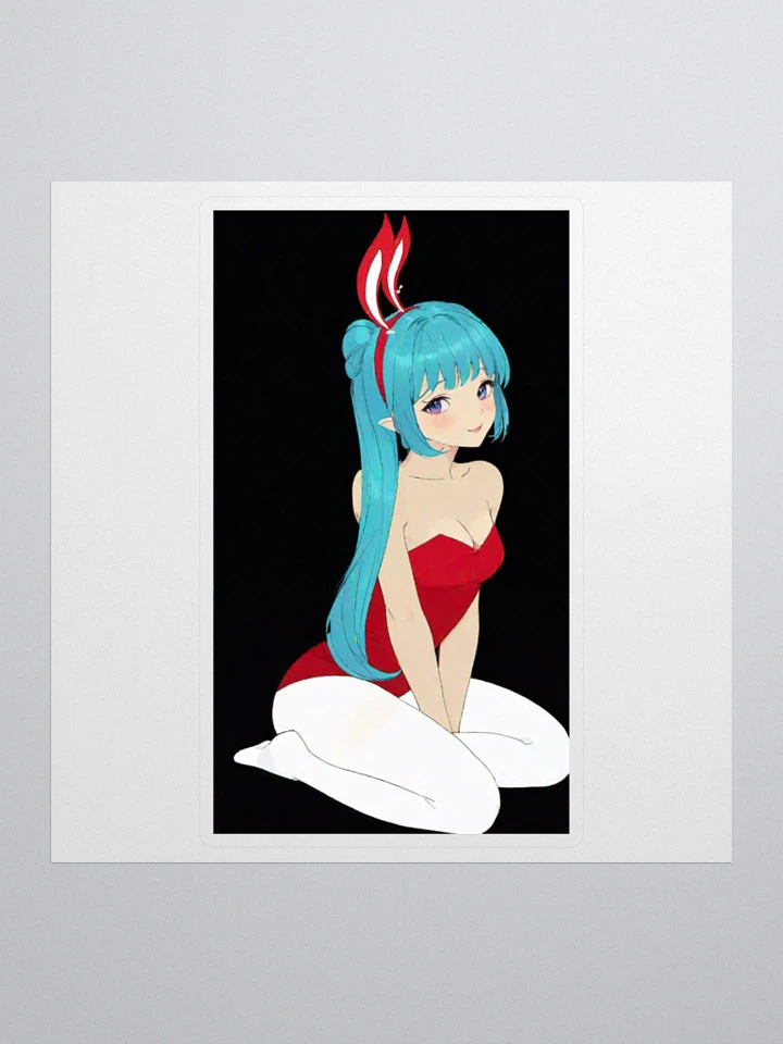 Silver Bunny Suit Sticker product image (1)
