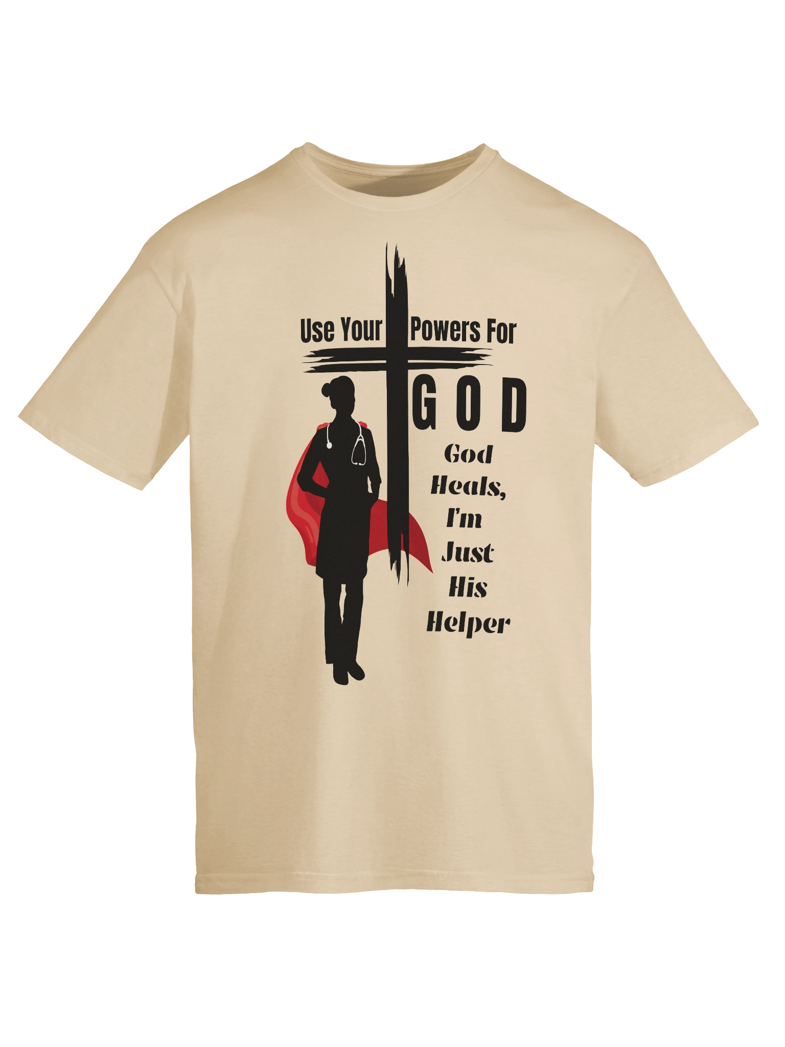 Use your powers for God - Marvel at His Goodness, Christian Doctors Superhero T-Shirt product image (11)