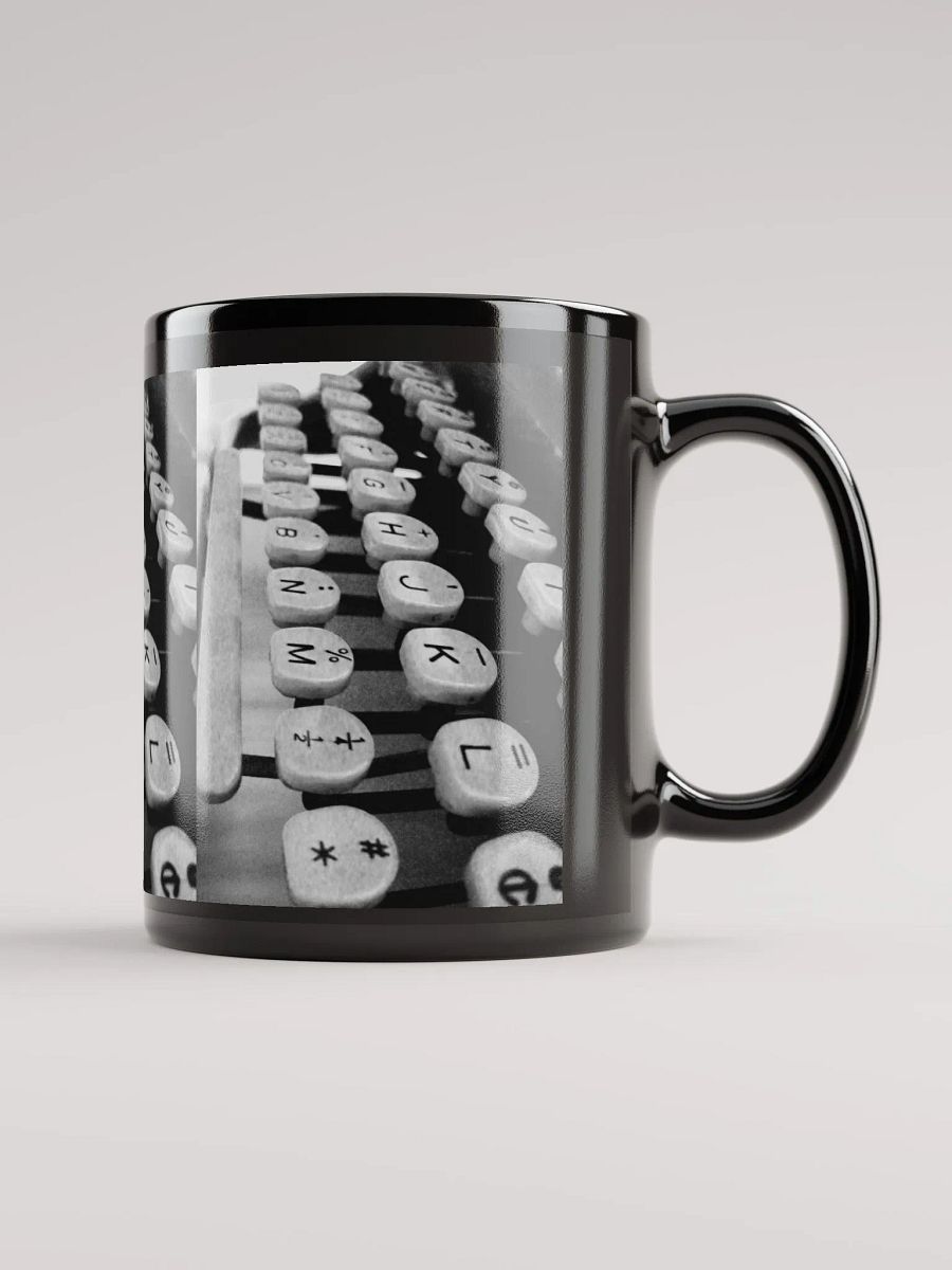 Typewriter Keys - Black & White - Mug product image (1)