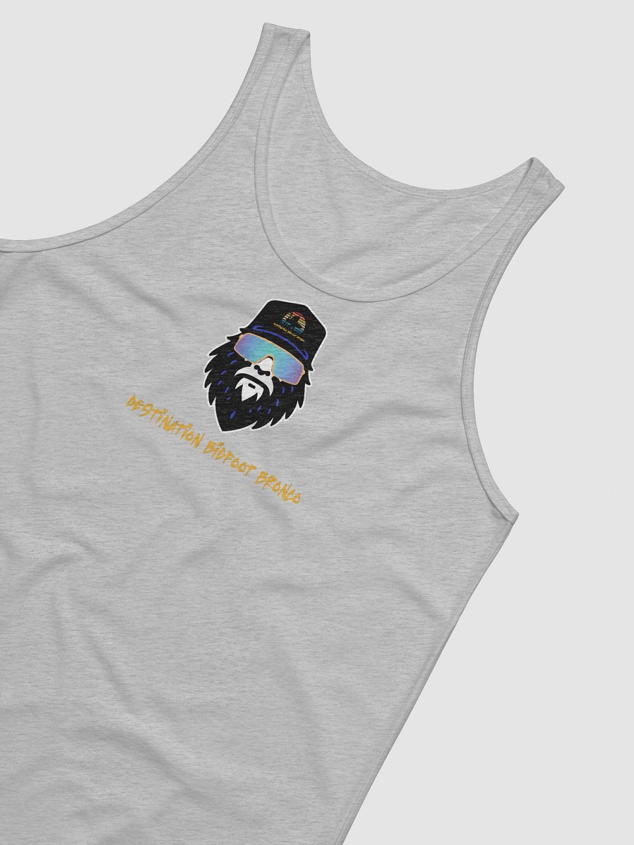 Destination Bigfoot Bronco Synthwave Bella+Canvas Jersey Tank (Athletic Heather) product image (4)