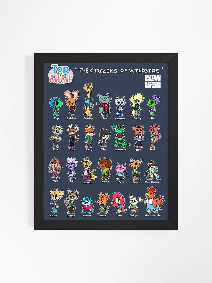Top and RabRab Wildside Citizens Framed Poster product image (2)