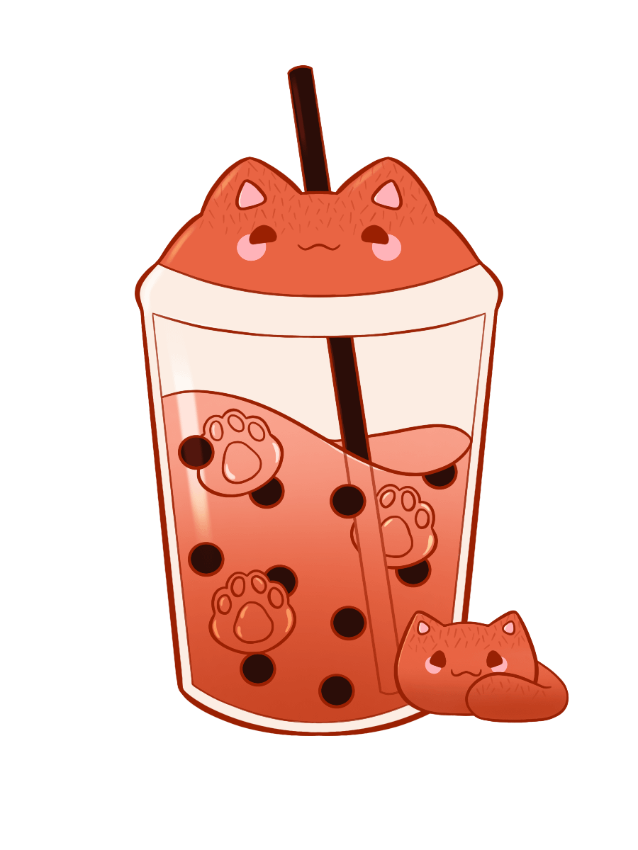 Boba Milk Cat Stickers product image (7)