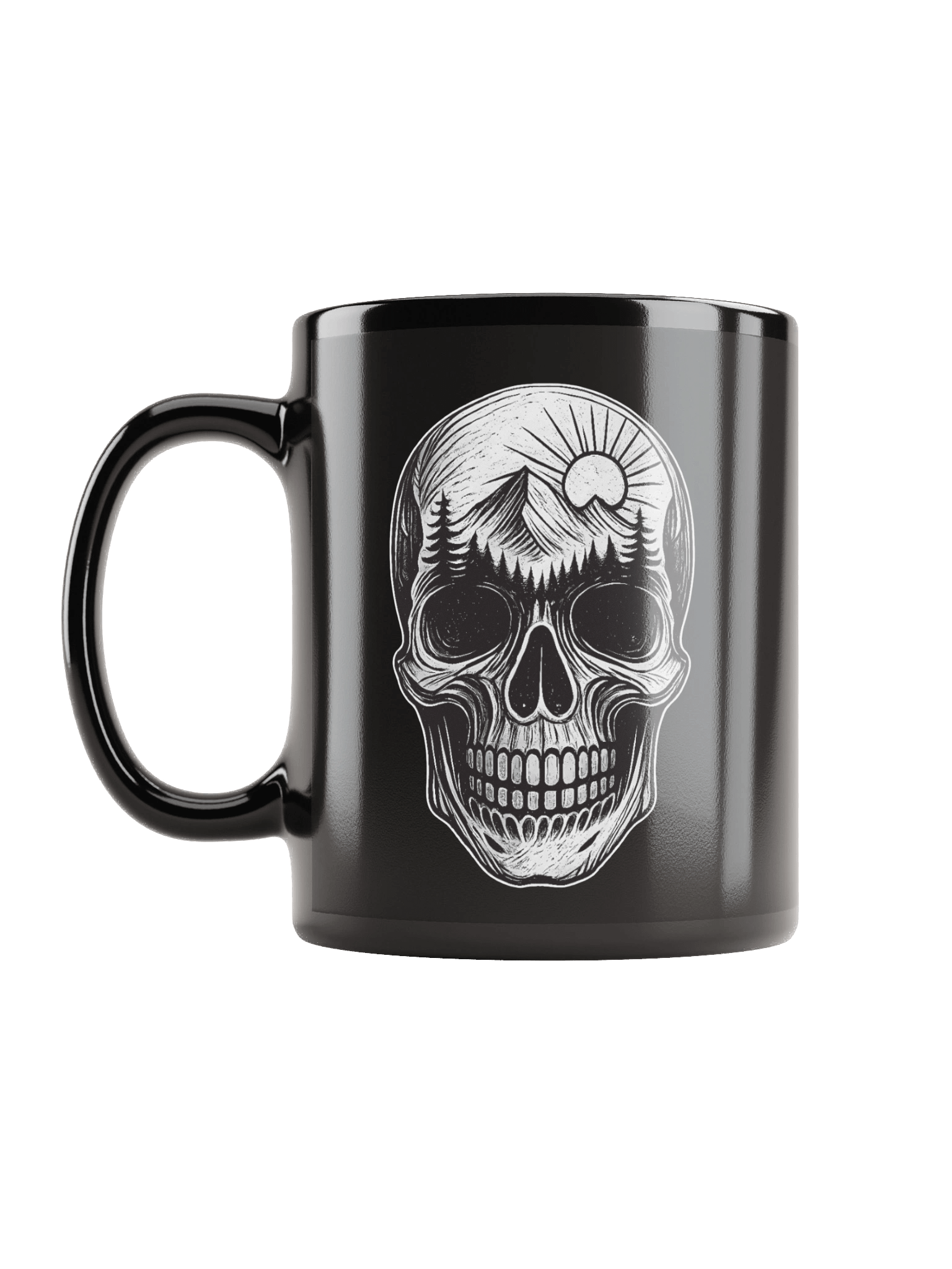 Rugged Sportsmen Skull & Mountain Coffee Mug product image (12)