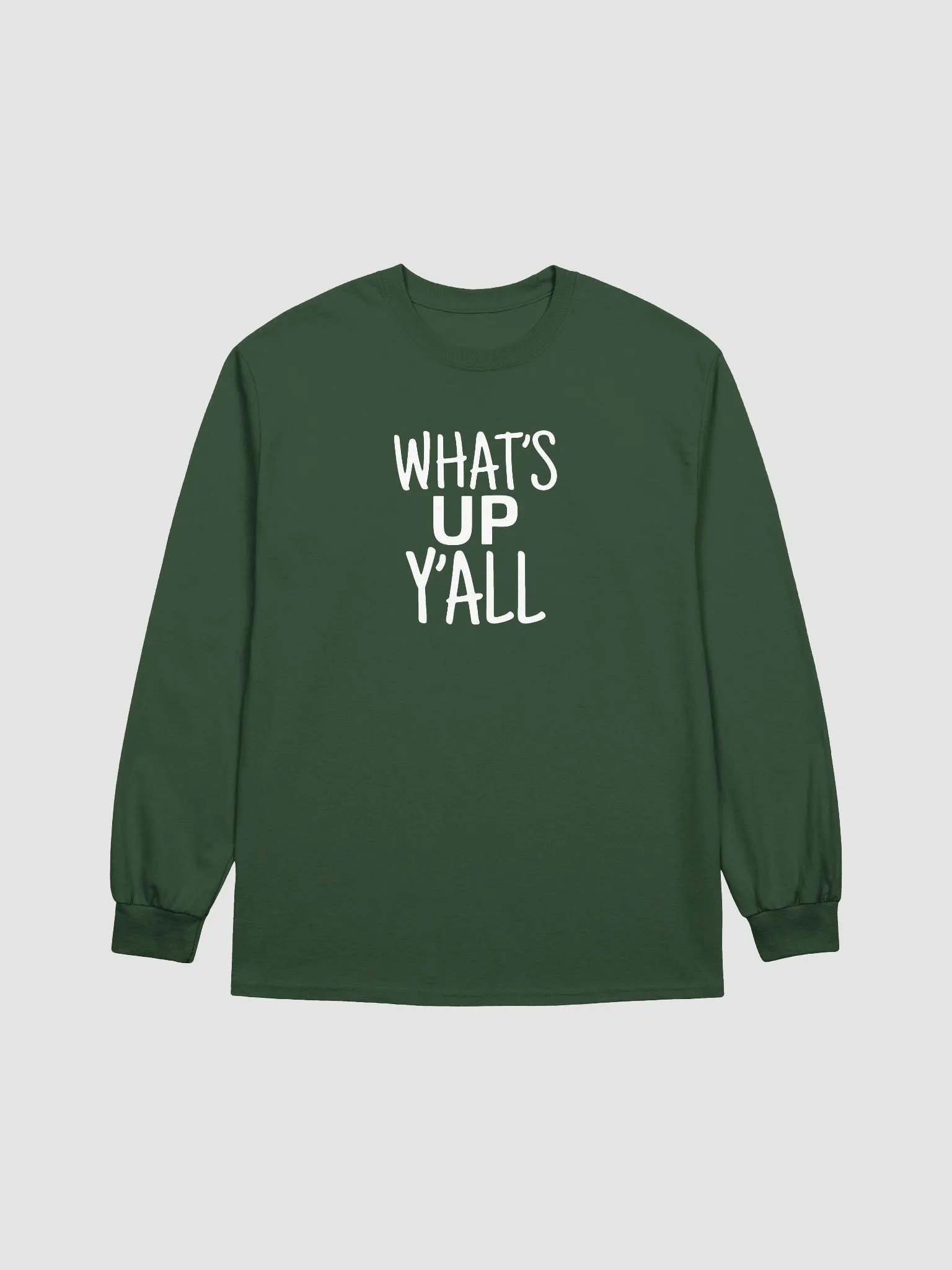 What's up y'all Cotton Long Sleeve Shirt product image (13)