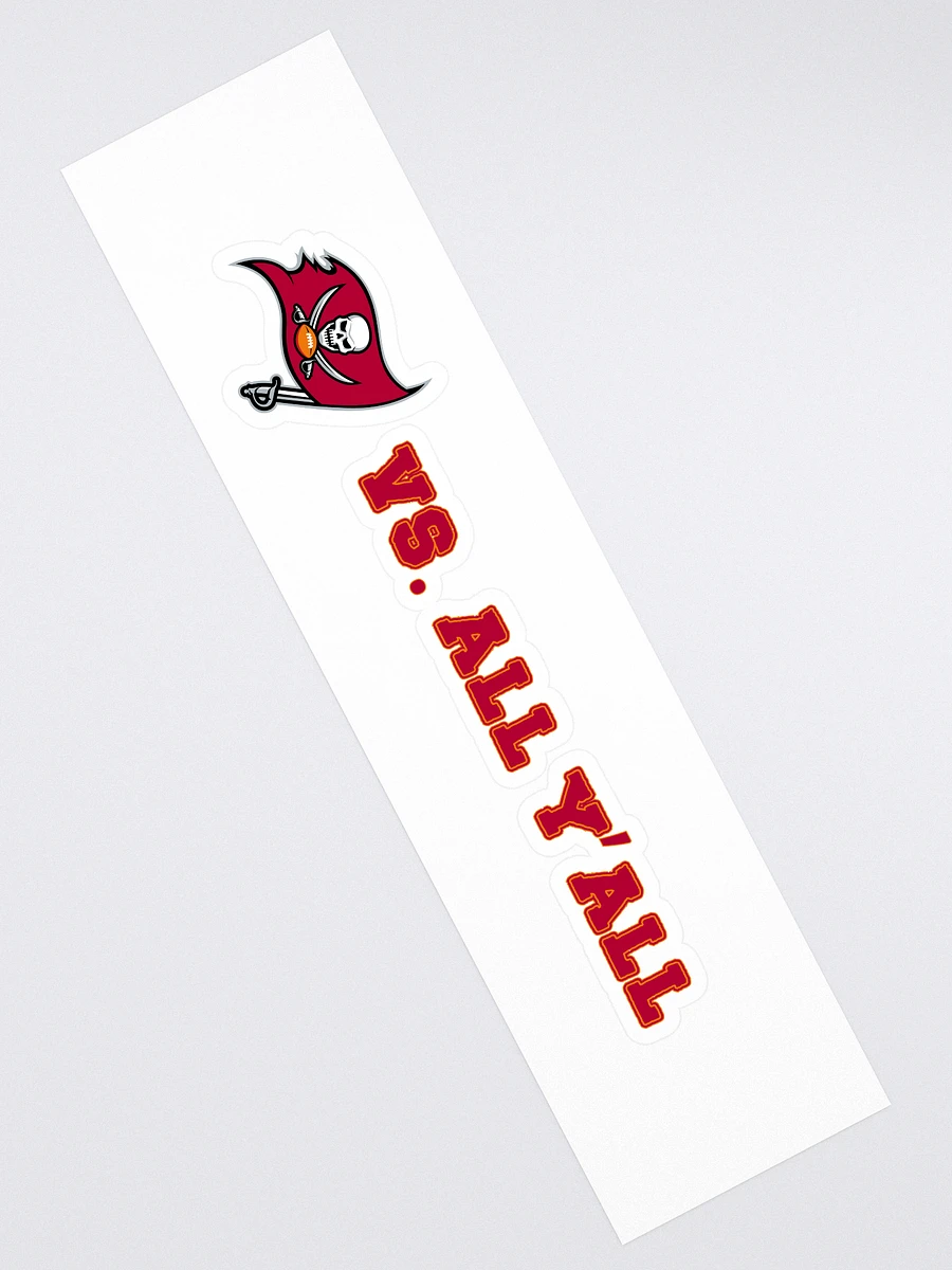 Buccaneers Vs. All Y'all Tampa Bay Football Rivalry Design product image (2)