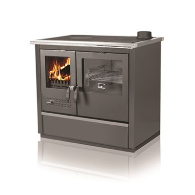 North Wood Burning Cookstove -Black Left Flue product image (1)