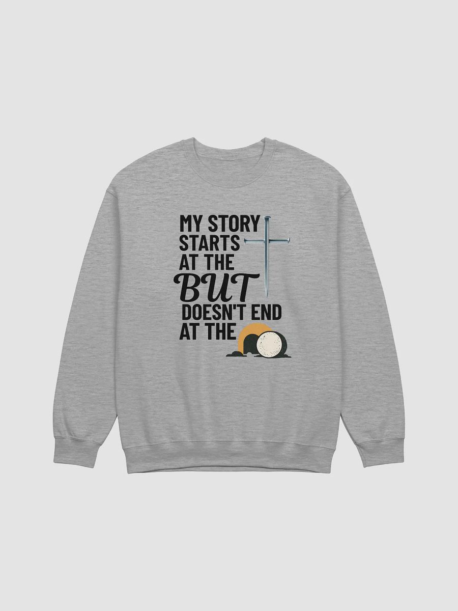 My Story Starts at the Cross – Faith Journey Sweatshirt product image (2)