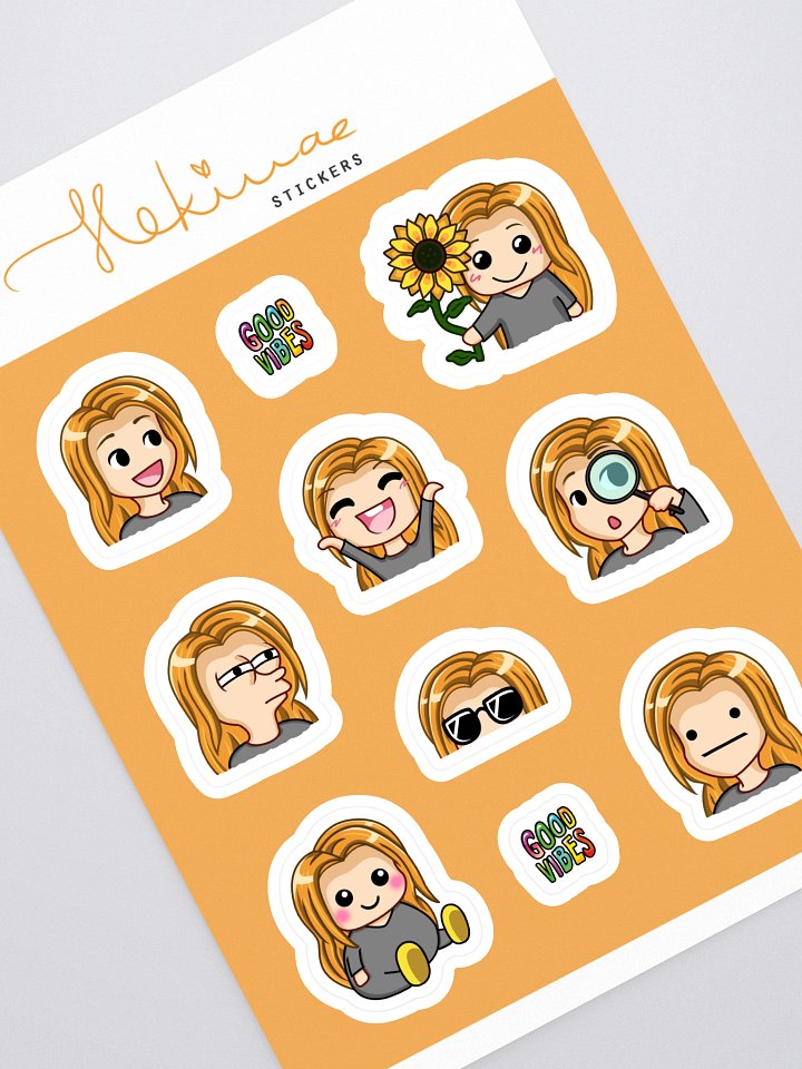 Emote Sticker Sheet product image (1)