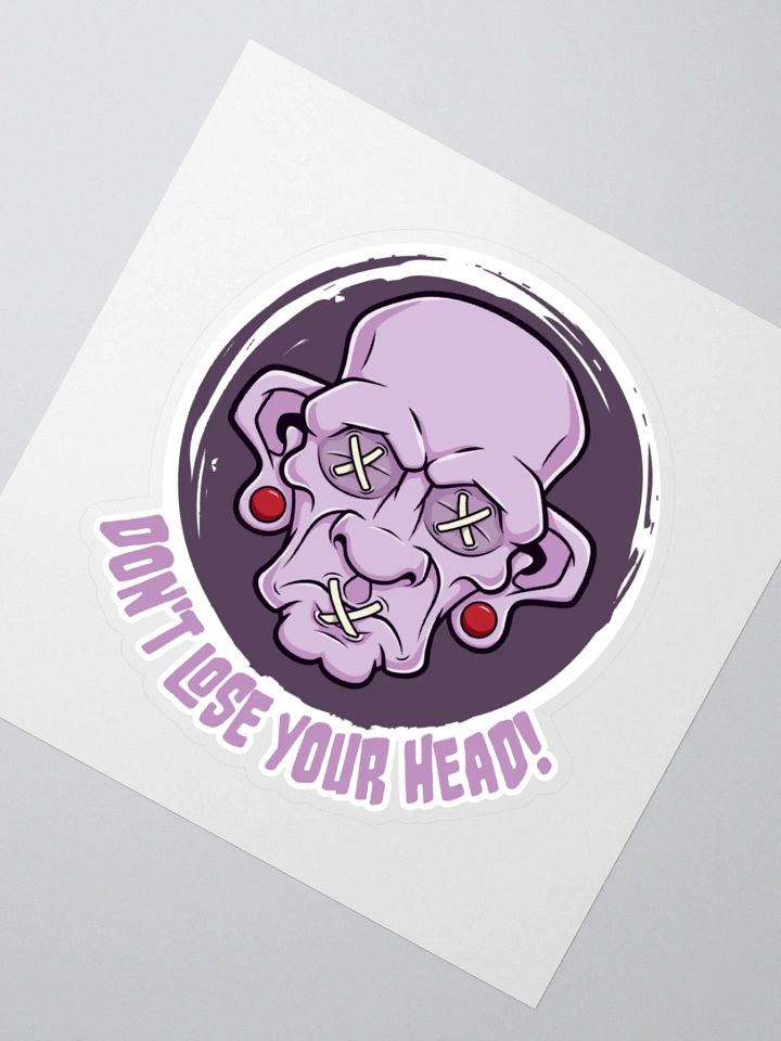 Don't Lose Your Head Retro Sticker product image (6)
