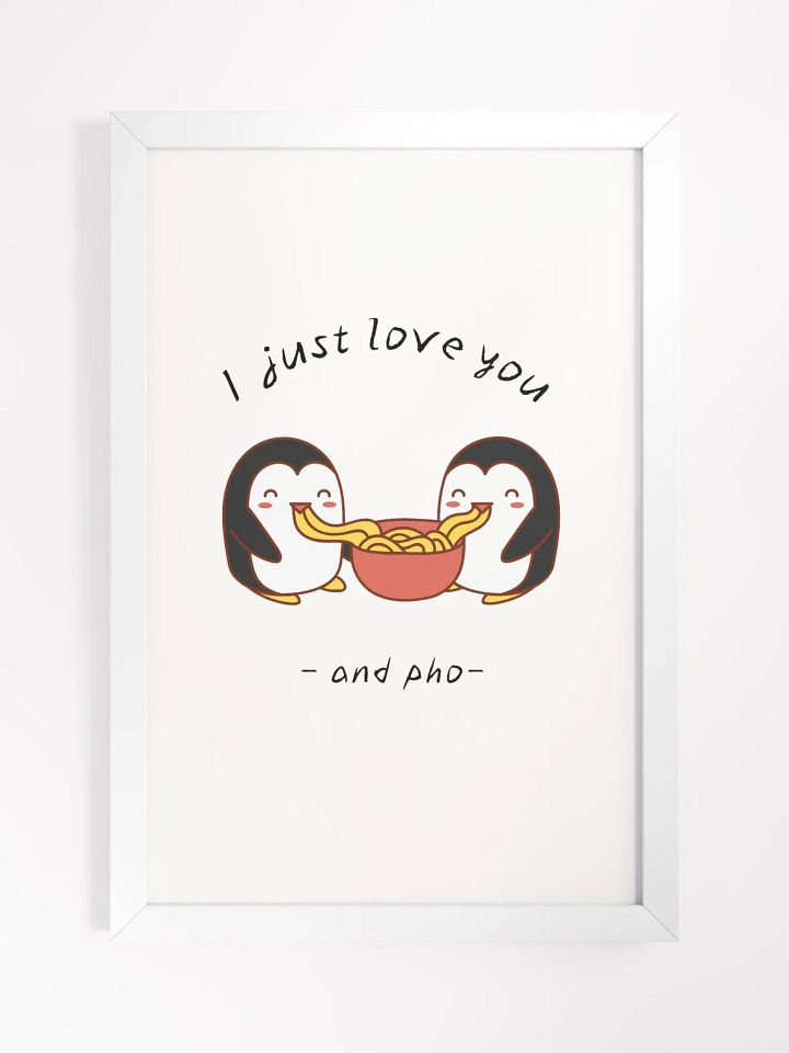 Penguin And Pho Love Frame product image (1)