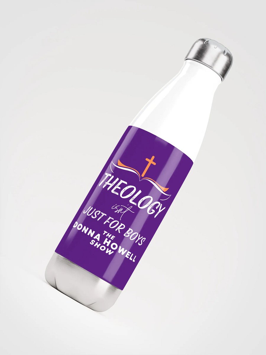 Theology Isn't Just for Boys Heavy Duty Stainless Steel Water Bottle product image (2)