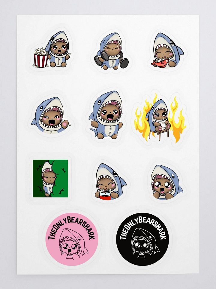 Assorted Bearshark Stickers product image (1)
