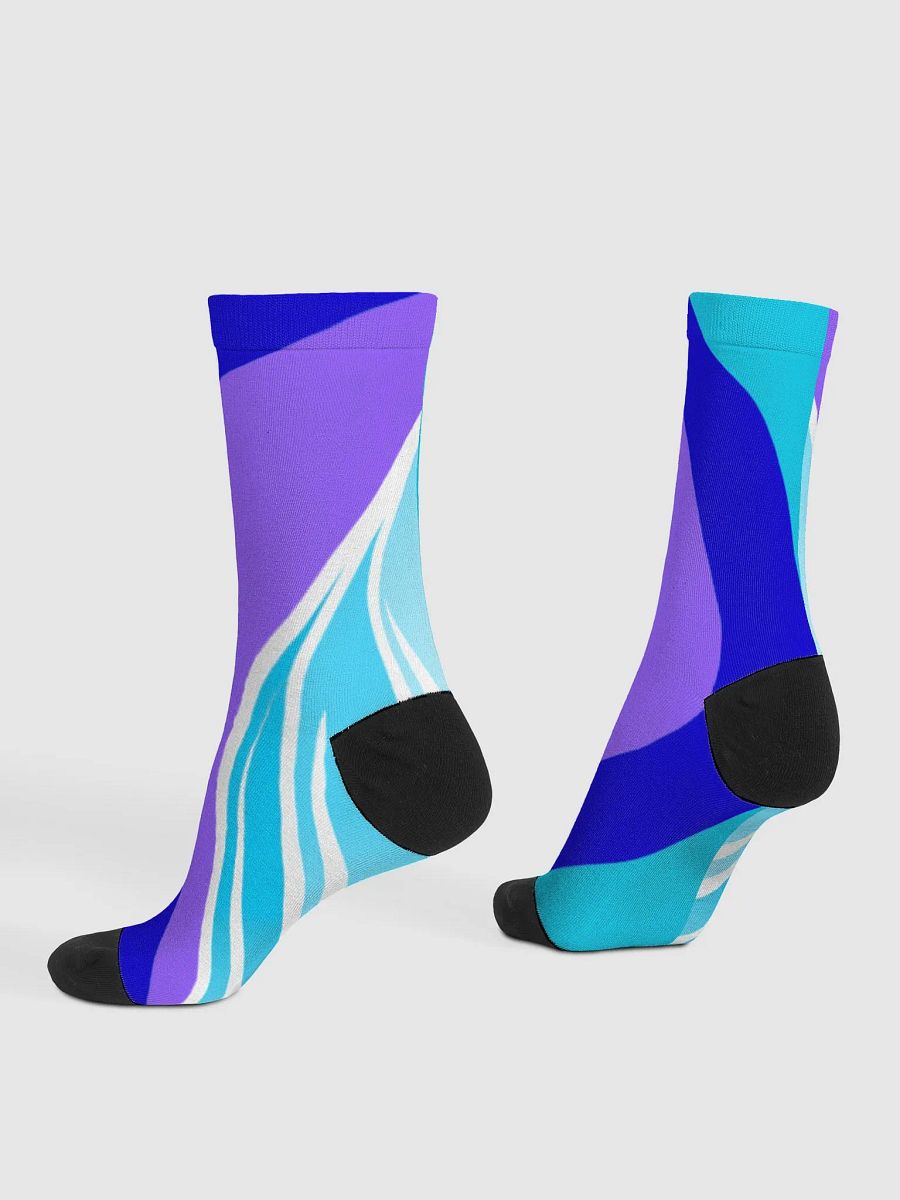 aqua drop Premium Sustainable Crew Socks product image (4)