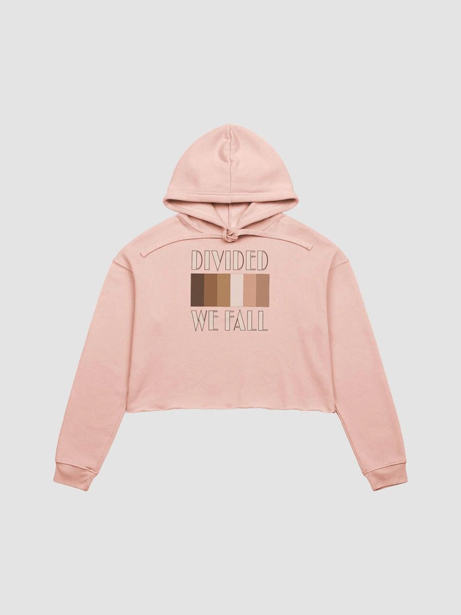 Divided We Fall - Skin Colour One - Bella+Canvas Fleece Crop Hoodie product image (2)