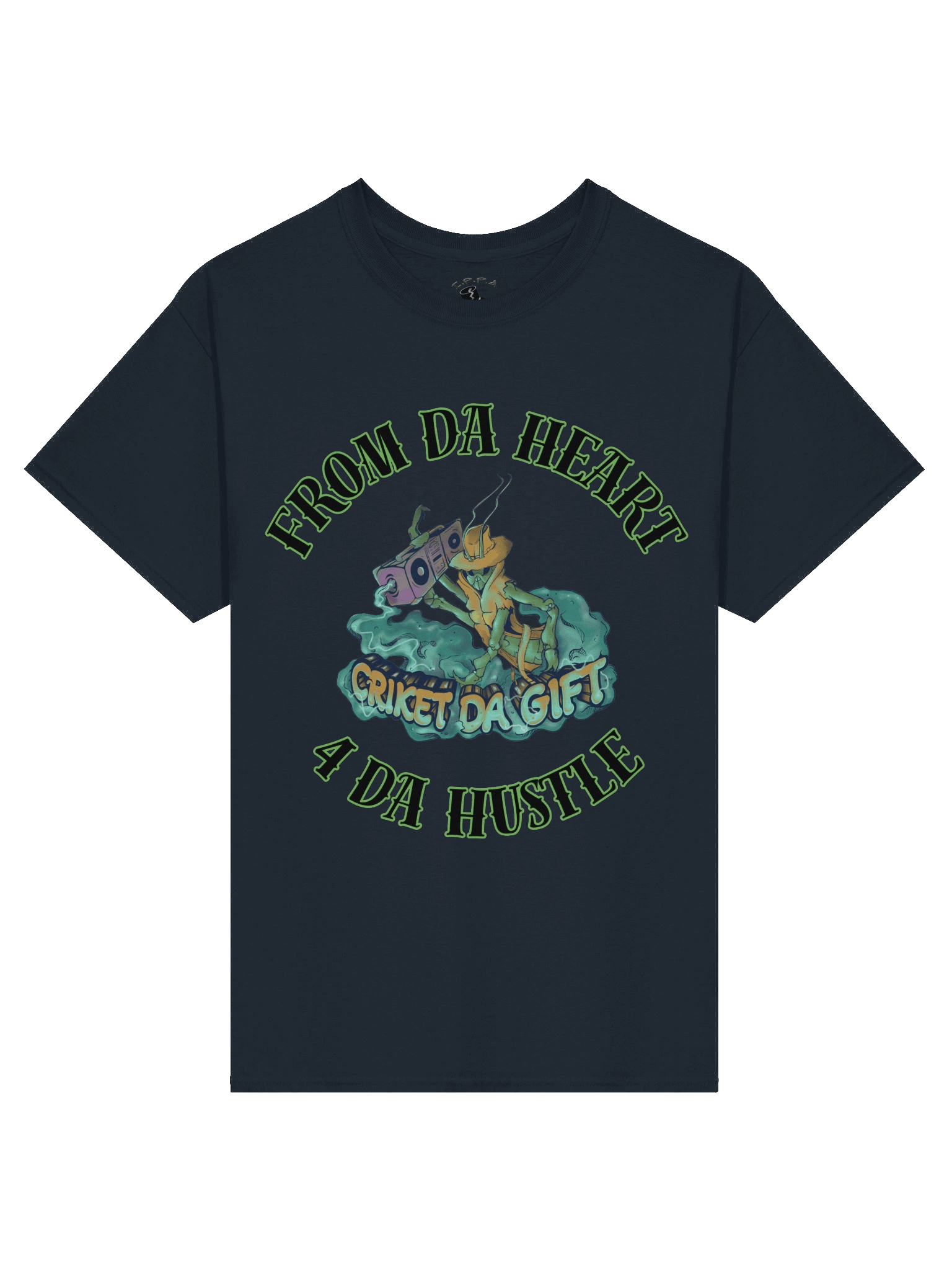 Criket Da Gift “From Da Heart, 4 Da Hustle” Signature Tee product image (2)