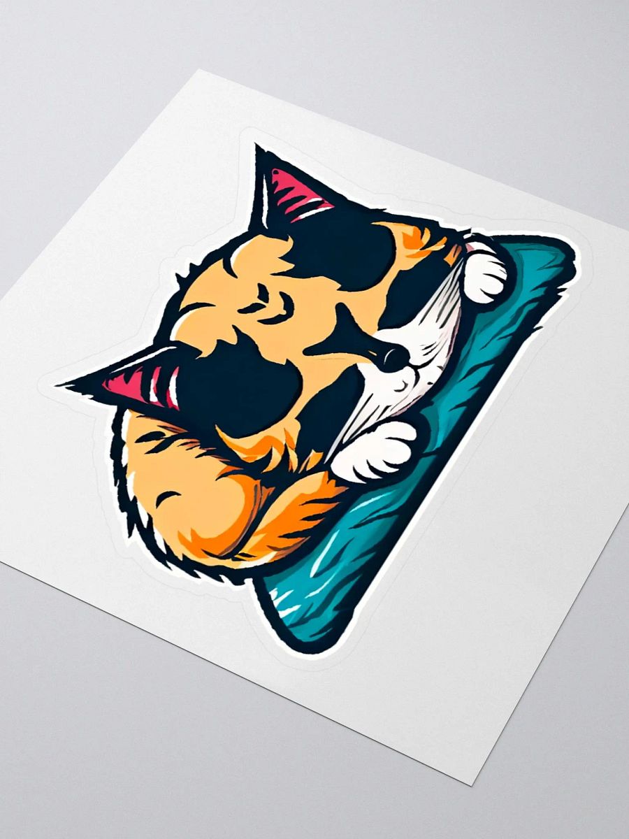 Sleeping Cat Sticker product image (3)