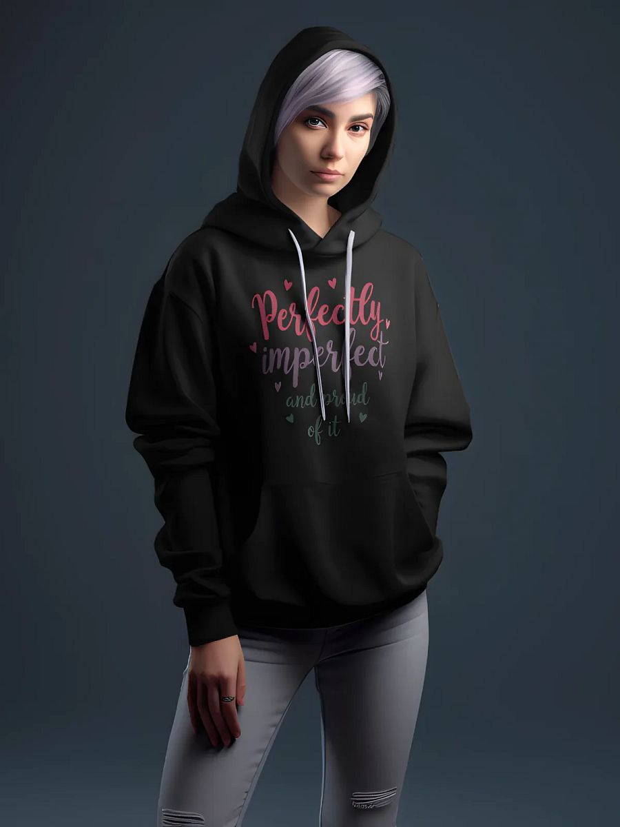 Perfectly Imperfect and Proud Hoodie product image (16)
