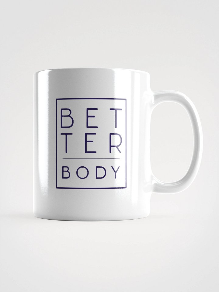Better Body Black/Blue Logo Motivation Mug product image (2)