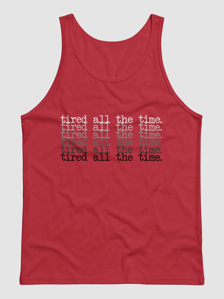 Tired All the Time Jersey Tank product image (2)